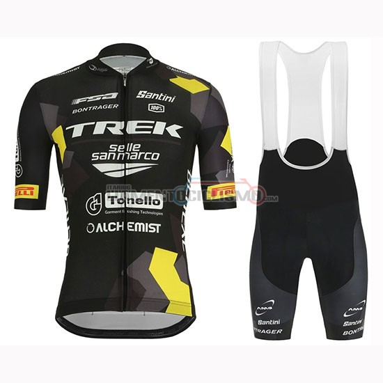 Abbigliamento Ciclismo Trek Selle San Marco Manica Corta 2019 Nero Giallo